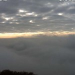 Nebel unter der Webcam des Melibokus